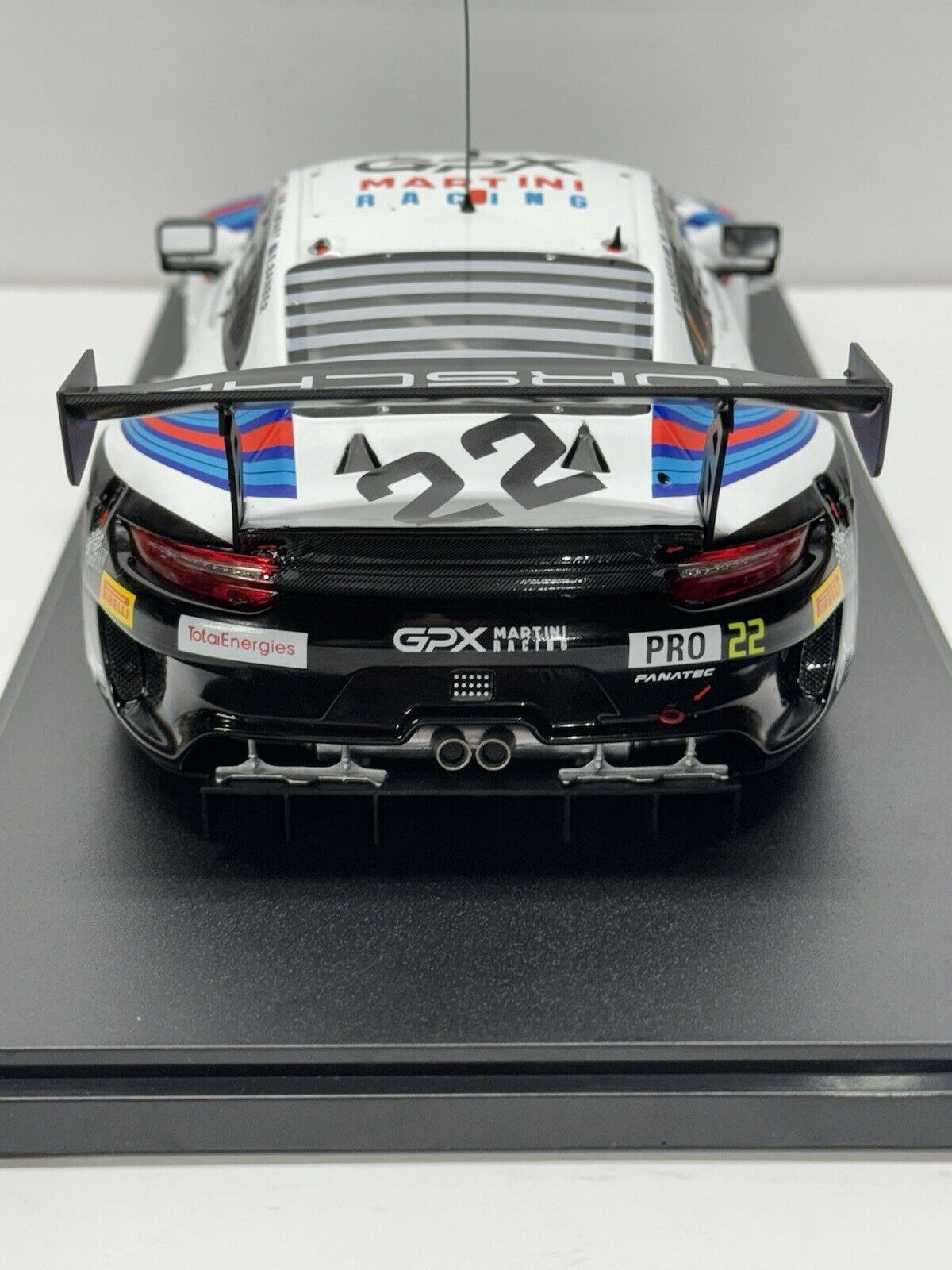 1/18 Scale IXO Porsche 911 GT3 R 24h Spa 2021 Martini Racing GPX Diecast Model