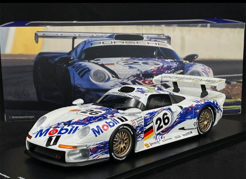 PORSCHE 911 GT1 LE MANS 1996 1/18 SCALE DIECAST MODEL CAR BY WERKS 83