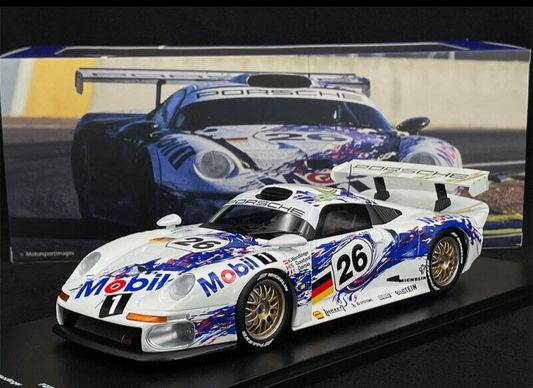 PORSCHE 911 GT1 LE MANS 1996 1/18 SCALE DIECAST MODEL CAR BY WERKS 83