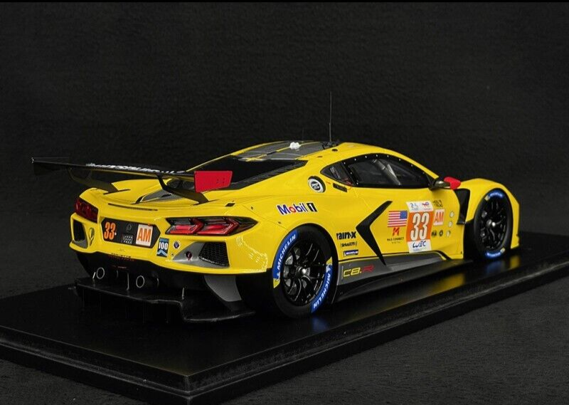 1/18 SCALE SPARK CHEVROLET CORVETTE C8.R LE MANS WINNER LMGTE AM CLASS 2023