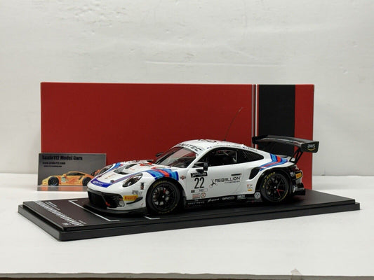 1/18 Scale IXO Porsche 911 GT3 R 24h Spa 2021 Martini Racing GPX Diecast Model