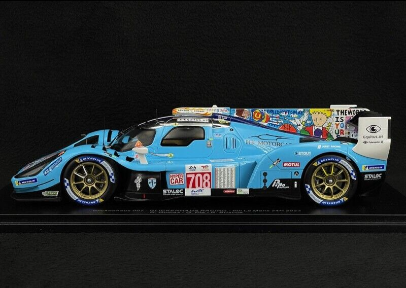 Glickenhaus 007 - 6th 24h Le Mans 2023 - 1/18 Scale Spark Model w/ Display Case