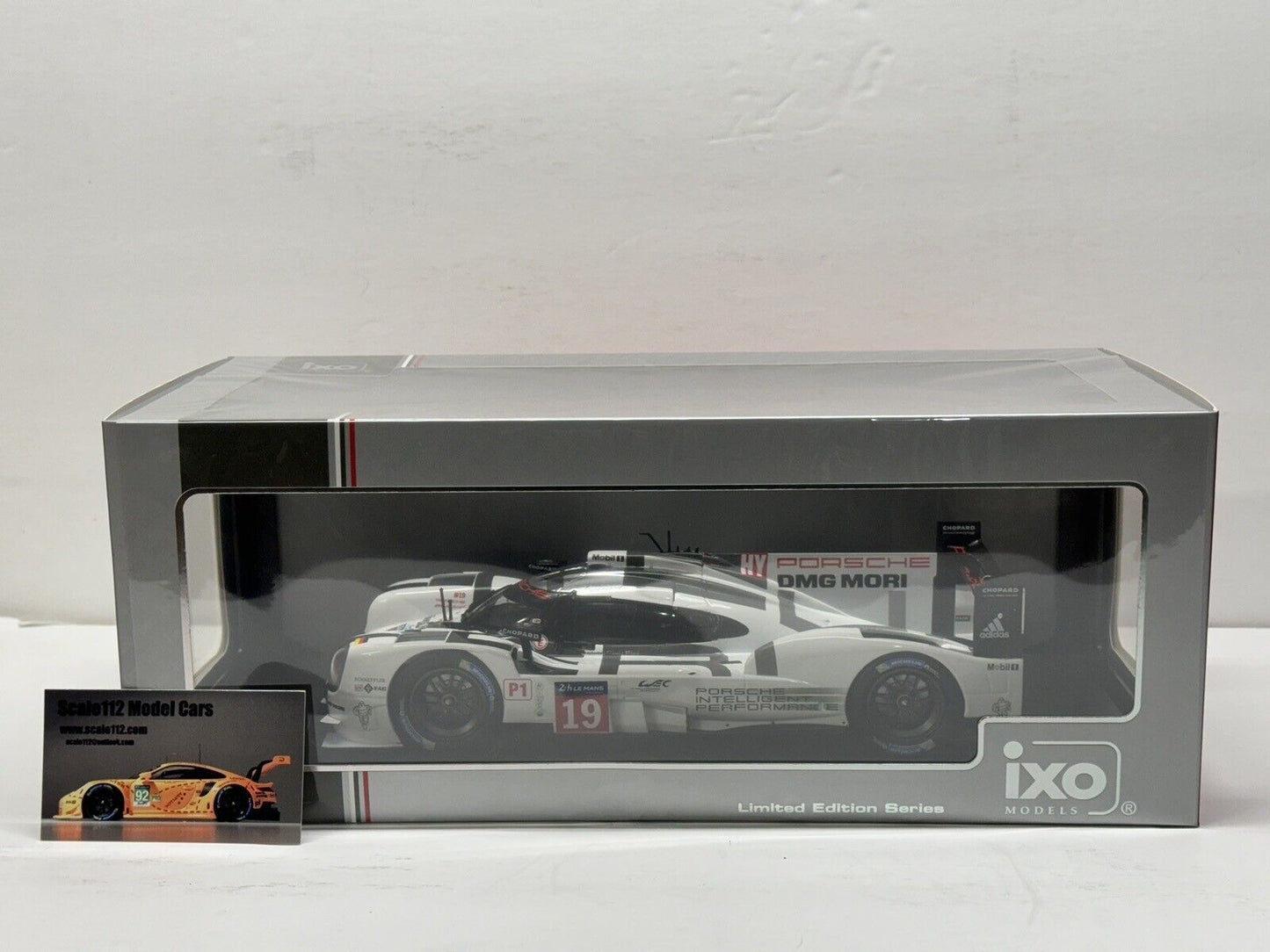 1/18 Scale IXO Porsche 919 Hybrid 2015 Le Mans Winner LMP #19 Diecast Model Car