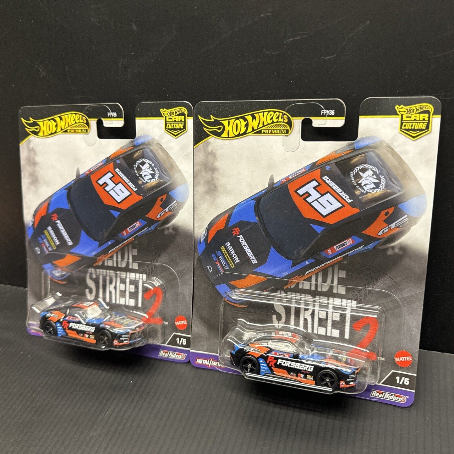 2024 Hot Wheels Premium Car Culture Slide Street 2- 2023 NISSAN Z Lot Of 2