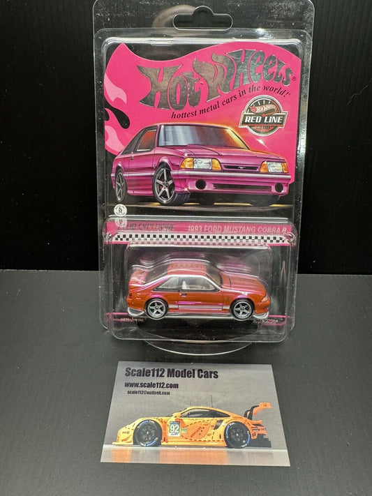 Hot Wheels RLC 24th National Convention Pink 1993 Ford Mustang Cobra R IN STOCK!