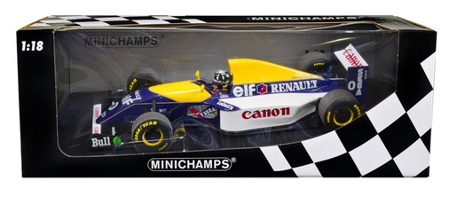 Williams Renault FW15C 1993 Damon Hill #0  1/18 MINICHAMPS Diecast Model Car