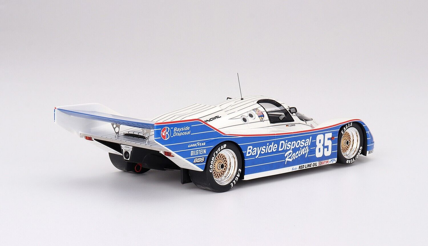 1/18 SCALE TOP SPEED Porche 962 #85 Bayside Disposal Racing 1987 IMSA