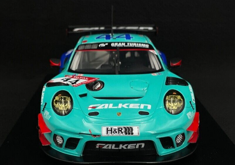 1/18 Scale Spark 911 991-2 GT3 R TEAM FALKEN MOTORSPORT #44 2021 24h NURBURGRING