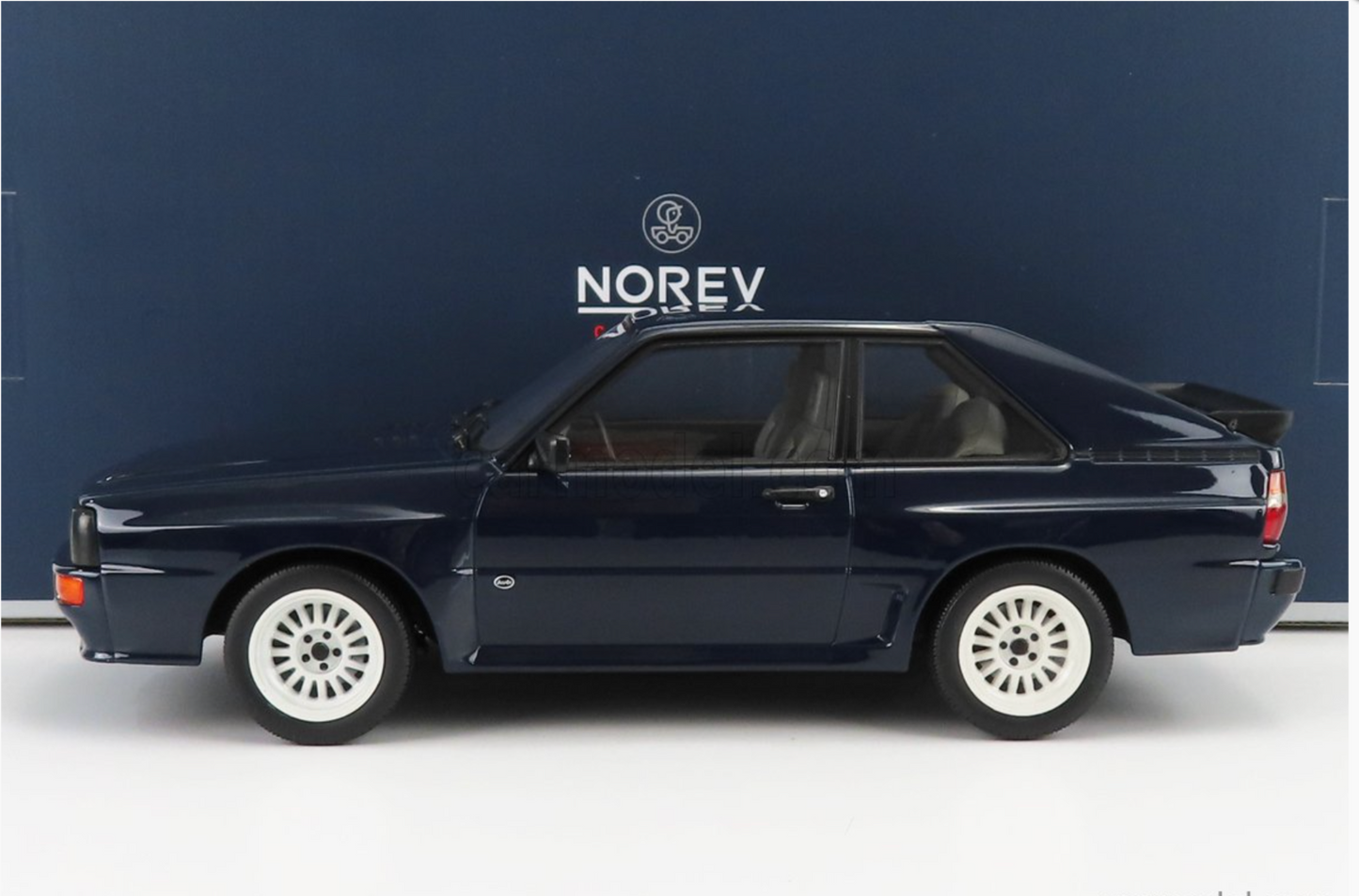 1/18 Norev 1985 Audi Sport Quattro Blue Diecast Model Car