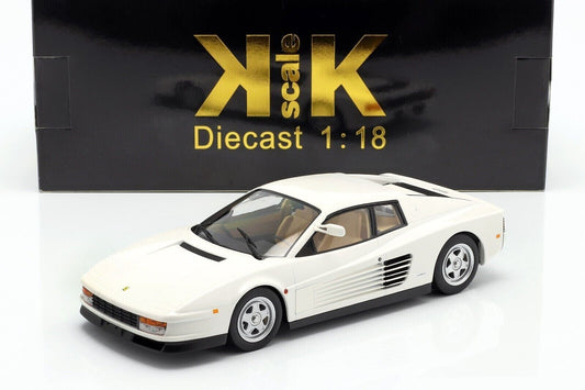 FERRARI TESTAROSSA 1984 MIAMI VICE DIECAST MODEL CAR BY KK SCALE MODELS 1/18