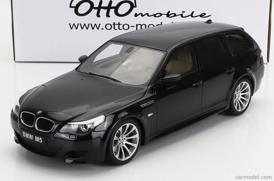 2004 BMW E61 M5 WAGON BLACK SAPPHIRE METALLIC 1/18 MODEL CAR BY OTTO MOBILE