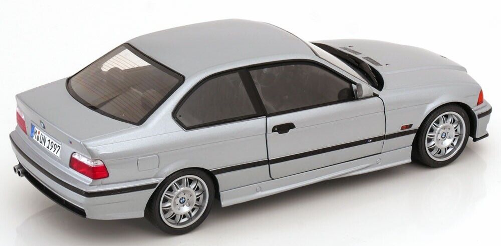 1/18 scale 1996 E36 BMW M3 in Artic Silver Model Car by SOLIDO