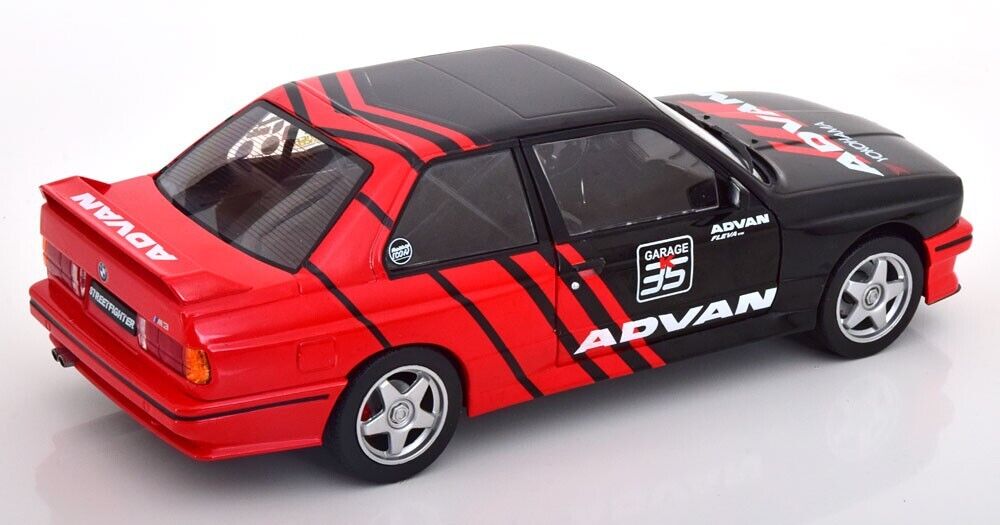 BMW M3 E30 1990 ADVAN DRIFT CAR 1/18 DIECAST MODEL SOLIDO