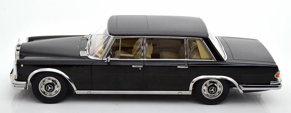 1/18 SCALE KK-SCALE 1963 MERCEDES 600 SWB W100 BLACK MODEL CAR