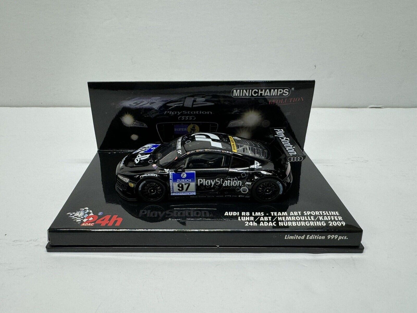 Audi R8 LMS 24h Nurburgring 2009 ABT Sportsline 1/43 Diecast Model Minichamps