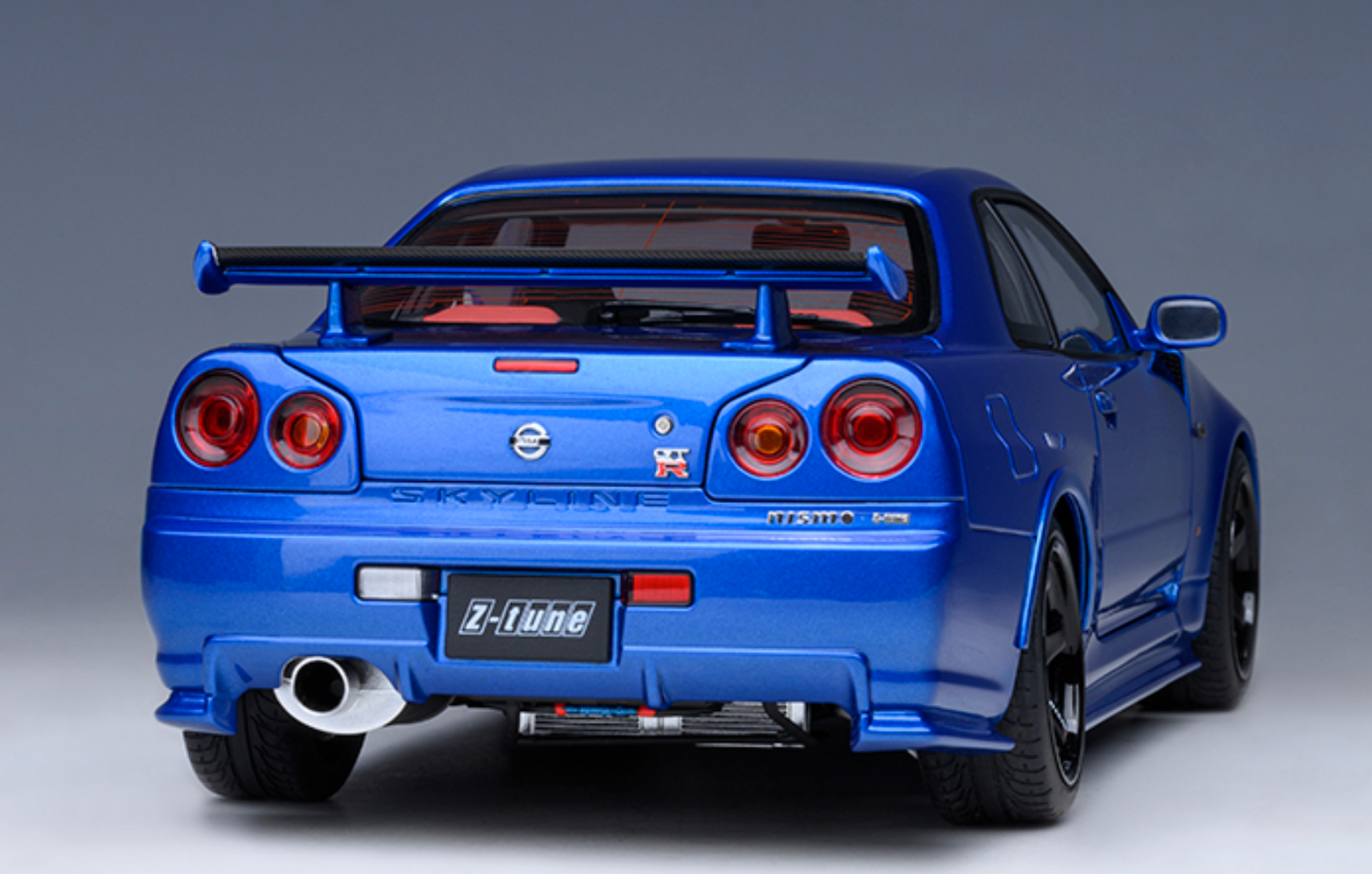 NISSAN NISMO (R34) GT-R-Z-TUNE - BAYSIDE BLUE - AUTOART 1/18 - DIECAST MODEL CAR