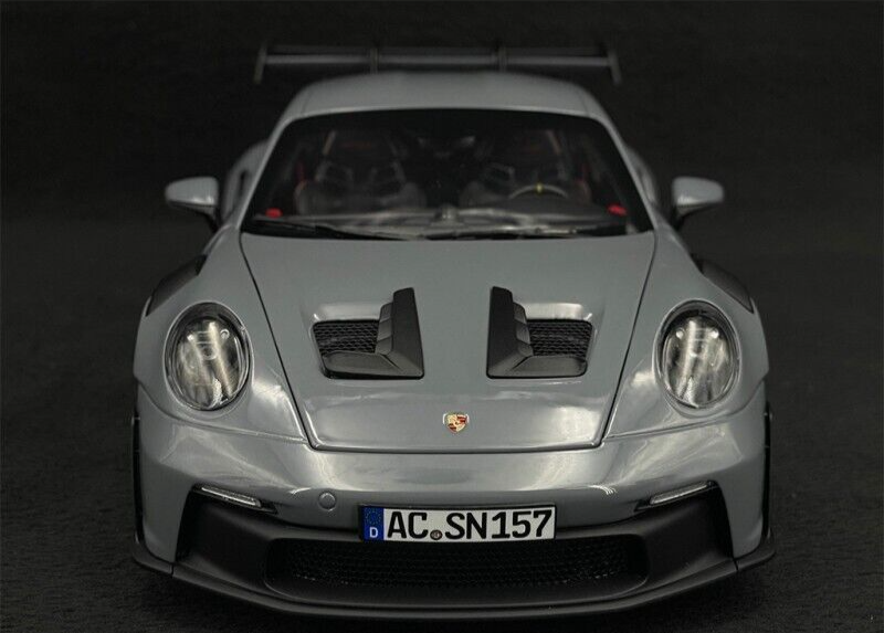 Porsche 911 992 GT3 RS Arctic Grey 1/18 Scale Diecast Model Car by Norev