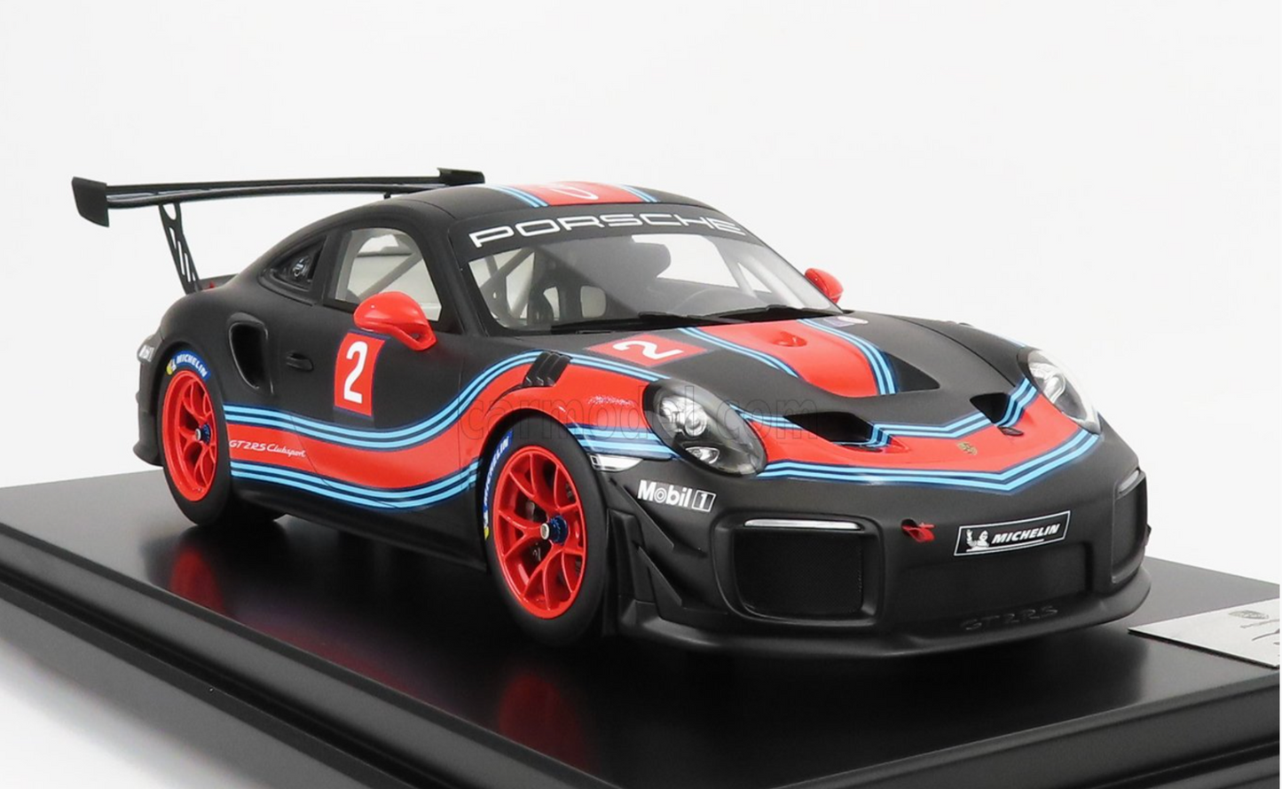 1/12 Scale  Spark PORSCHE 911 (991 II) GT2 RS CLUBSPORT W/ Display Case