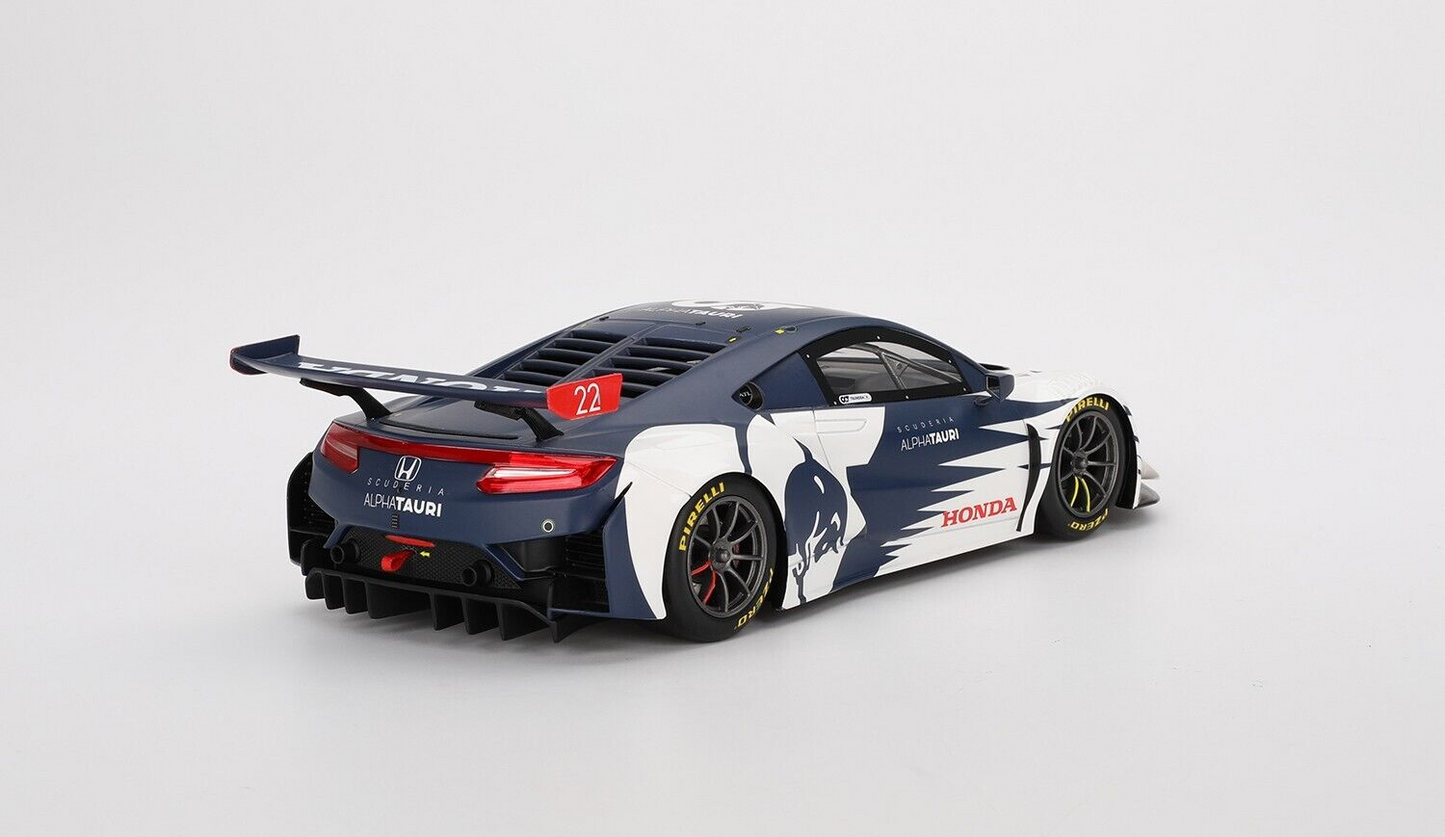 1/18 Scale Honda NSX GT3 EVO #22 Yuki Tsunoda "AlphaTauri" By Top Speed Models