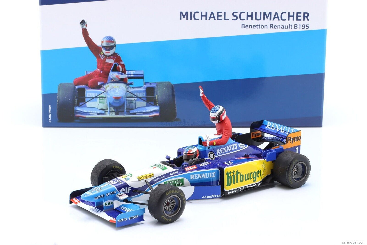 1/18 MINICHAMPS BENETTON B195 CANADIAN GP ALESI / SCHUMACHER TAXI BOX SET