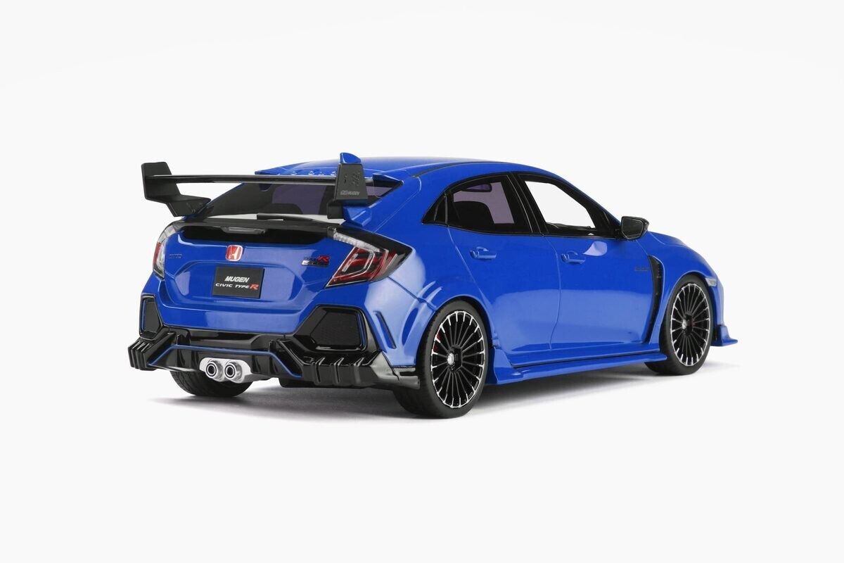 1/18 Scale Otto Mobile 2017 Honda Civic FK8 Type R Blue Model Car