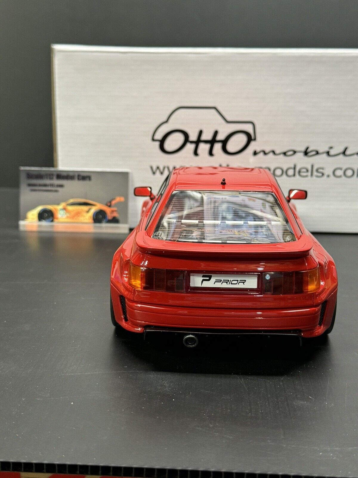 AUDI 80 B4 COUPE RS2 RED PRIOR DESIGN - 2021 - OTTO MOBILE 1/18