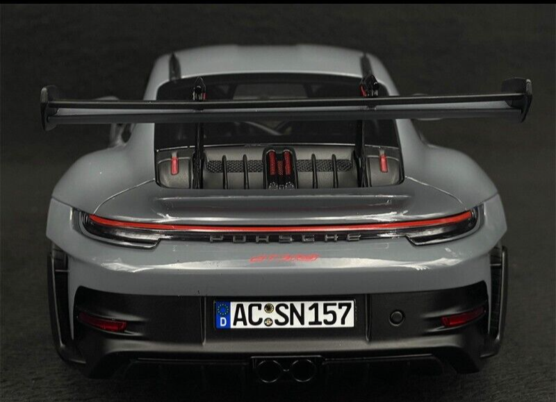 Porsche 911 992 GT3 RS Arctic Grey 1/18 Scale Diecast Model Car by Norev