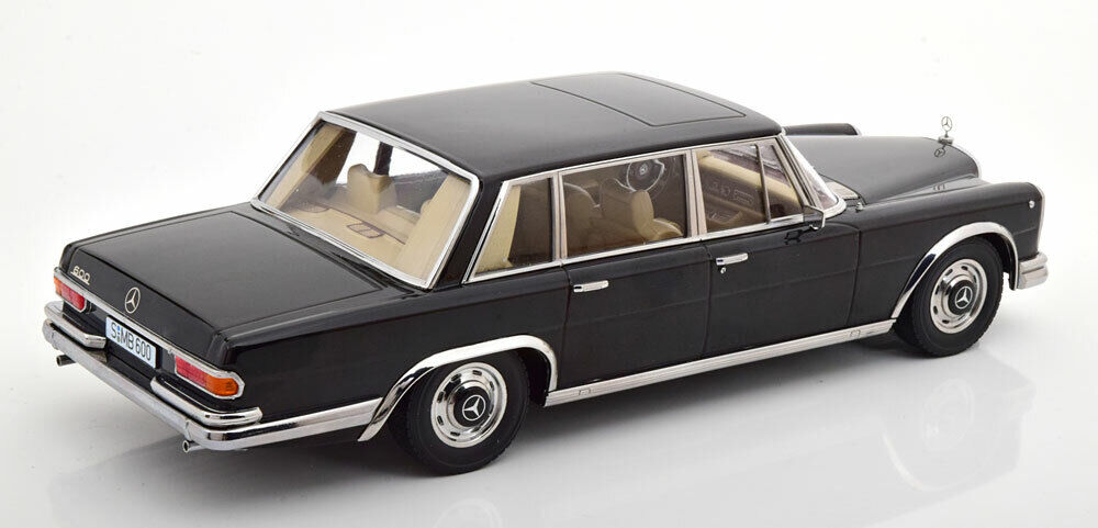 1/18 SCALE KK-SCALE 1963 MERCEDES 600 SWB W100 BLACK MODEL CAR