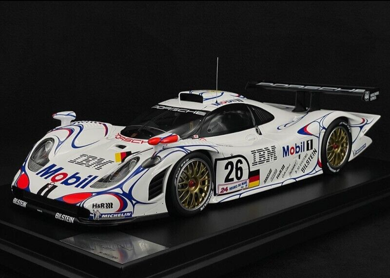 Spark Porsche GT1 #26 Winner 24h LeMans w/ Display Case Ltd. to 911 1/12 Scale