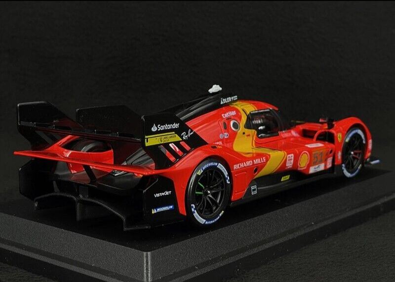 Ferrari 499P #51 Le Mans Winner 2023  1/24 Scale Diecast Model Car by Bburago