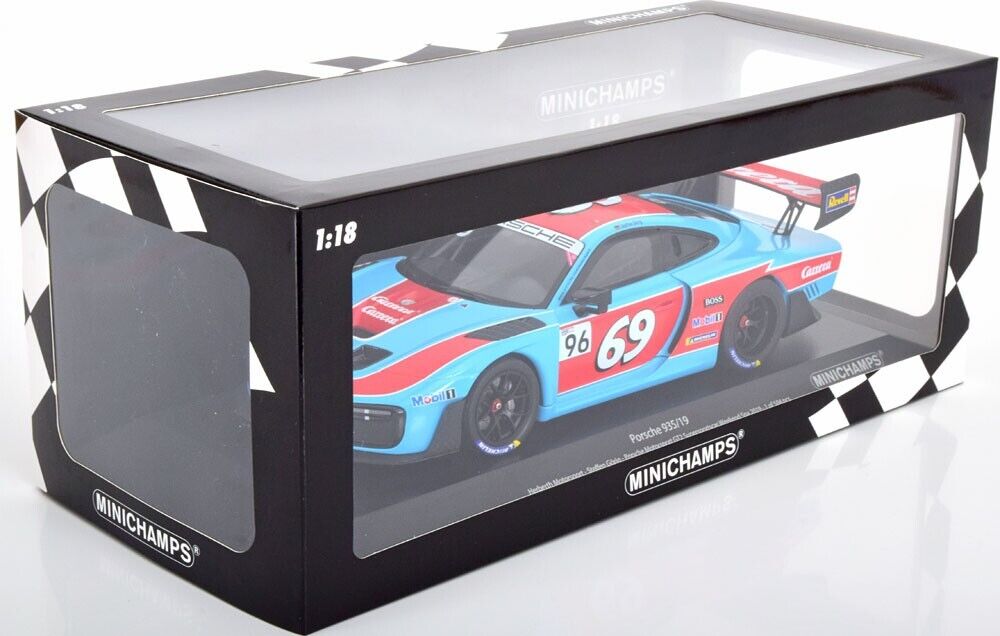 1/18 Scale Minichamps Porsche 935/19 #68 Herbert Motorsport Diecast Model Car