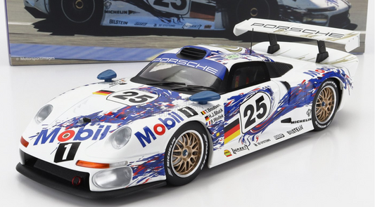 PORSCHE 911 GT1 LE MANS 1996 #25 1/18 SCALE DIECAST MODEL CAR BY WERKS 83