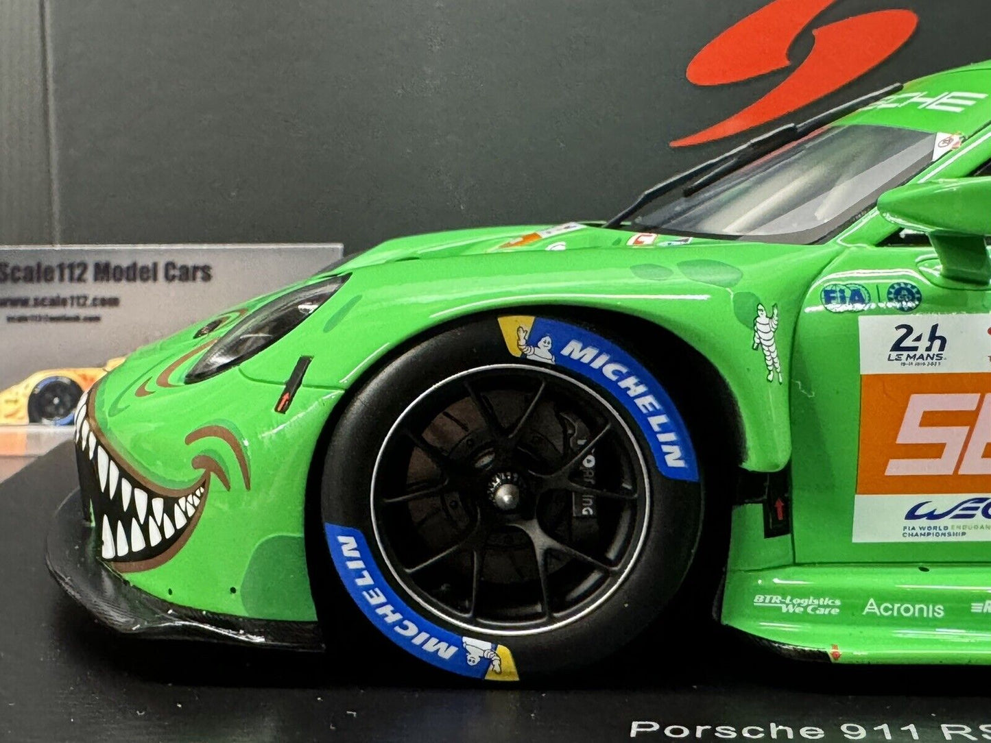 Porsche 911 RSR #56 Lemans  24Hr. 2023 AO Racing "Rexy" 1/18 Scale by Spark