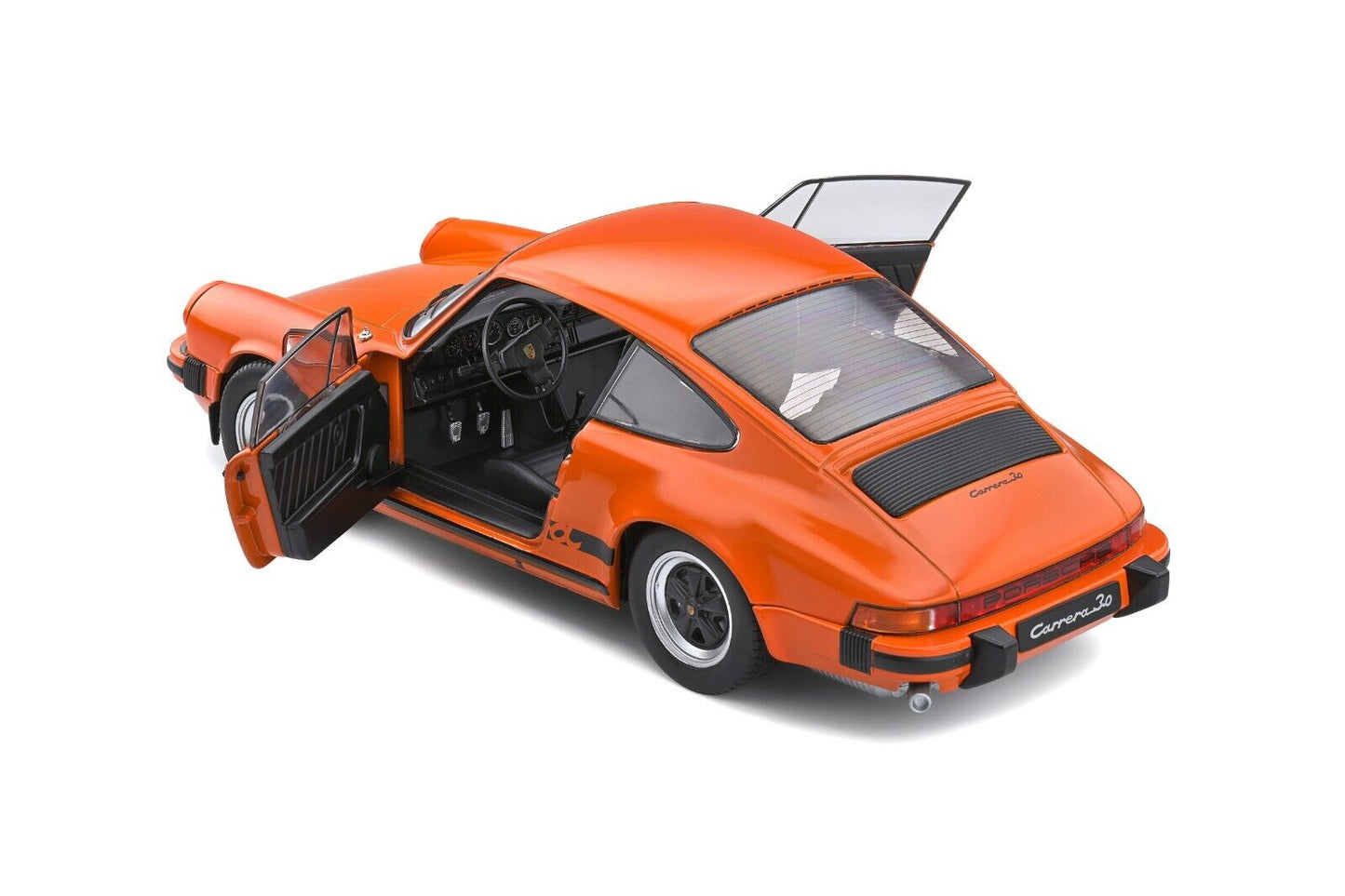 1/18 scale 1977 Porsche 930 911 3.0 Carrera Gulf Orange Model Car by SOLIDO