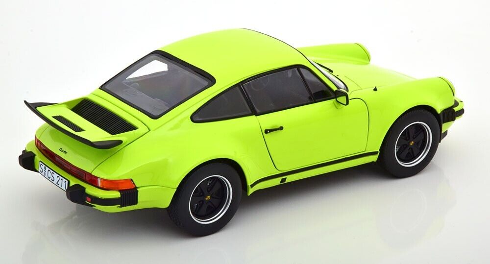 1/18 Norev 1976 Porsche 911 Turbo 3.0 Light Green Diecast Model Car