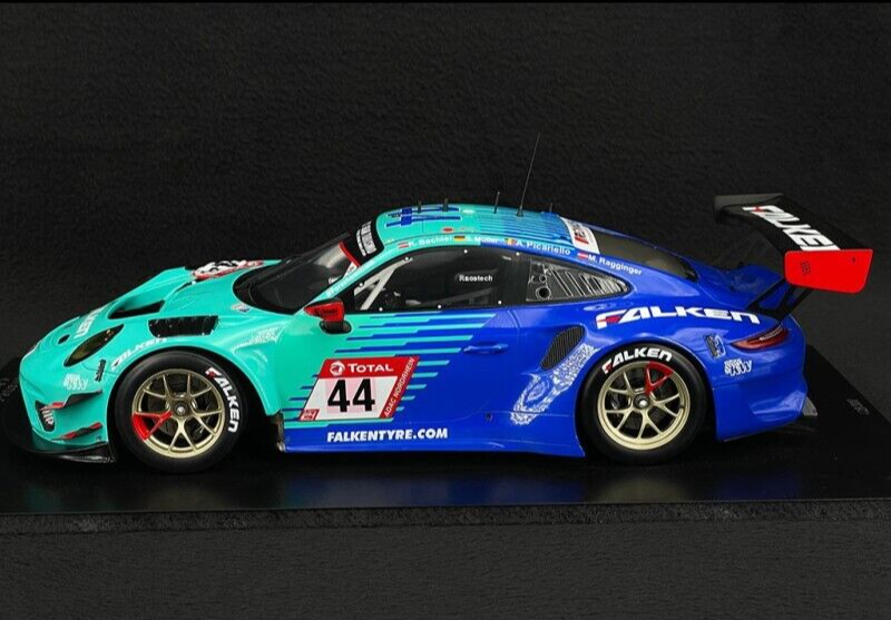 1/18 Scale Spark 911 991-2 GT3 R TEAM FALKEN MOTORSPORT #44 2021 24h NURBURGRING