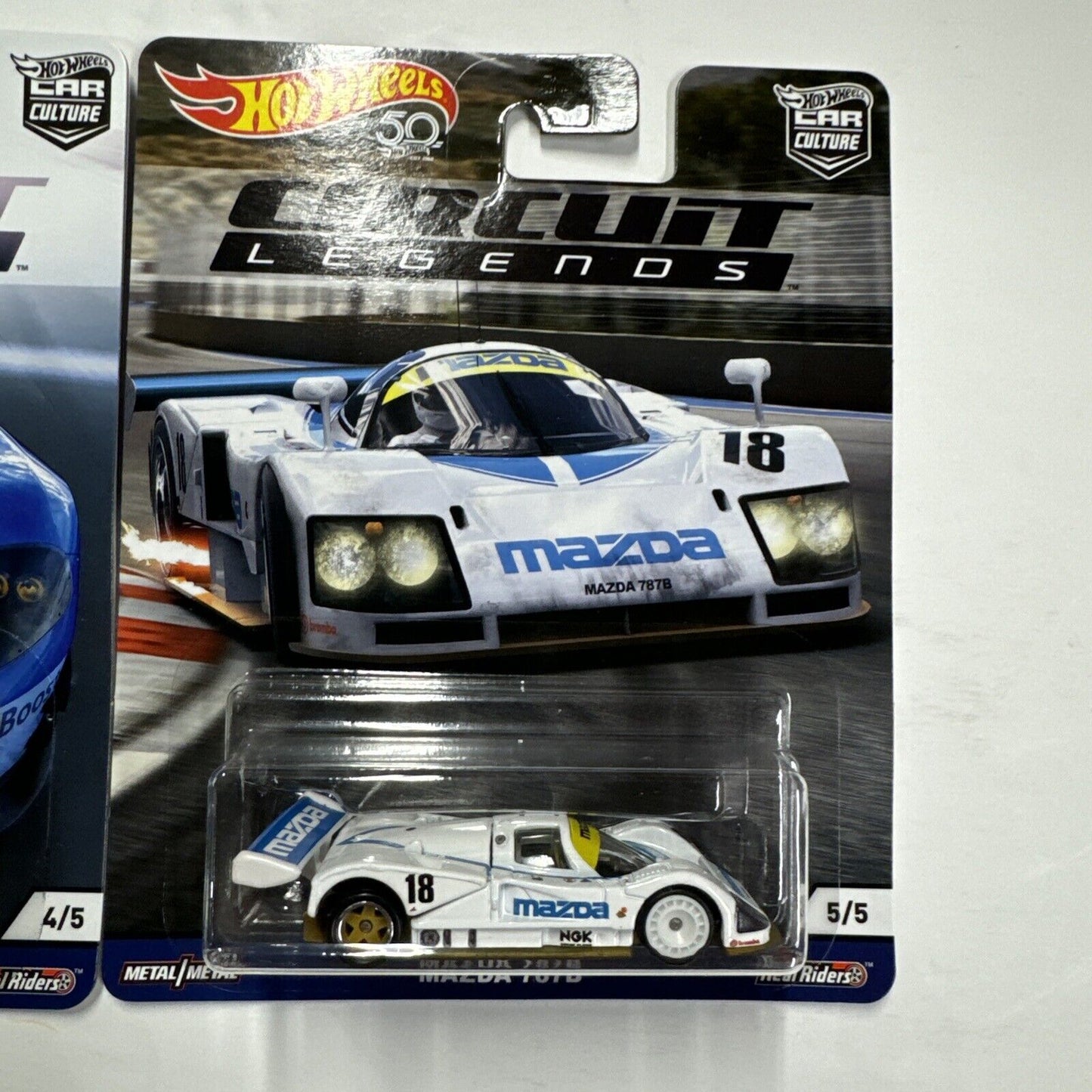 Hot Wheels 2018 Car Culture Circuit Legends Mazda 787B & Ford GT Lots Of 2