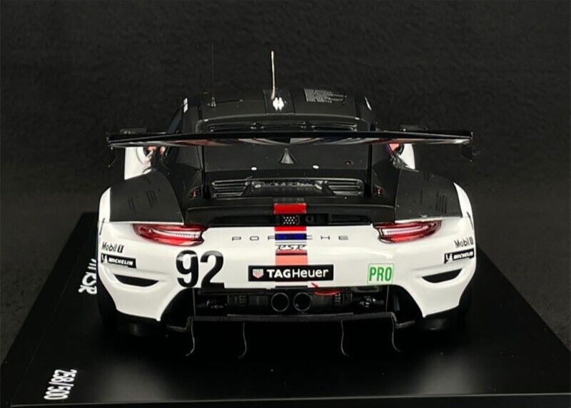 1/18 Scale Spark 911 RSR 991 #92 WEC 2022 8 hours of Bahrain With Display Case