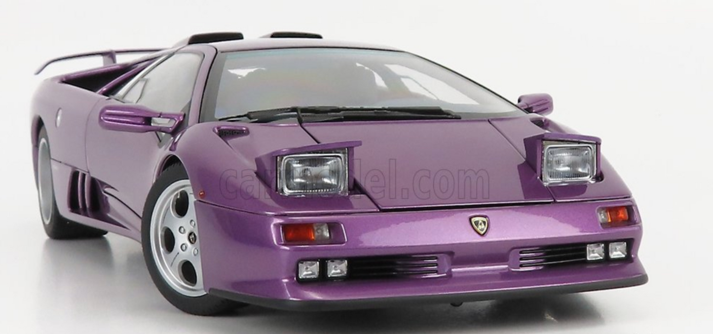 1/18 Scale Lamborghini Diablo SE30 JOTA 1994 Purple Model Car by AUTOart