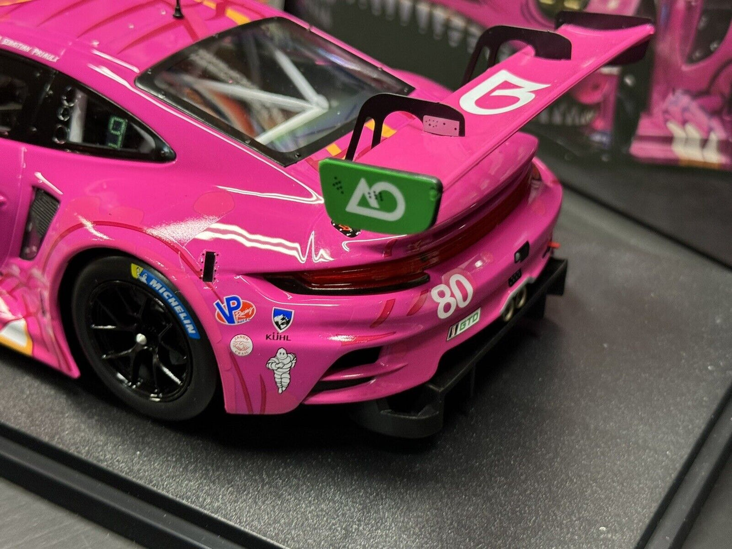 Porsche 992 GT3 R #80 VIR IMSA 2023 AO Racing "Roxy" 1/18 Scale by IXO