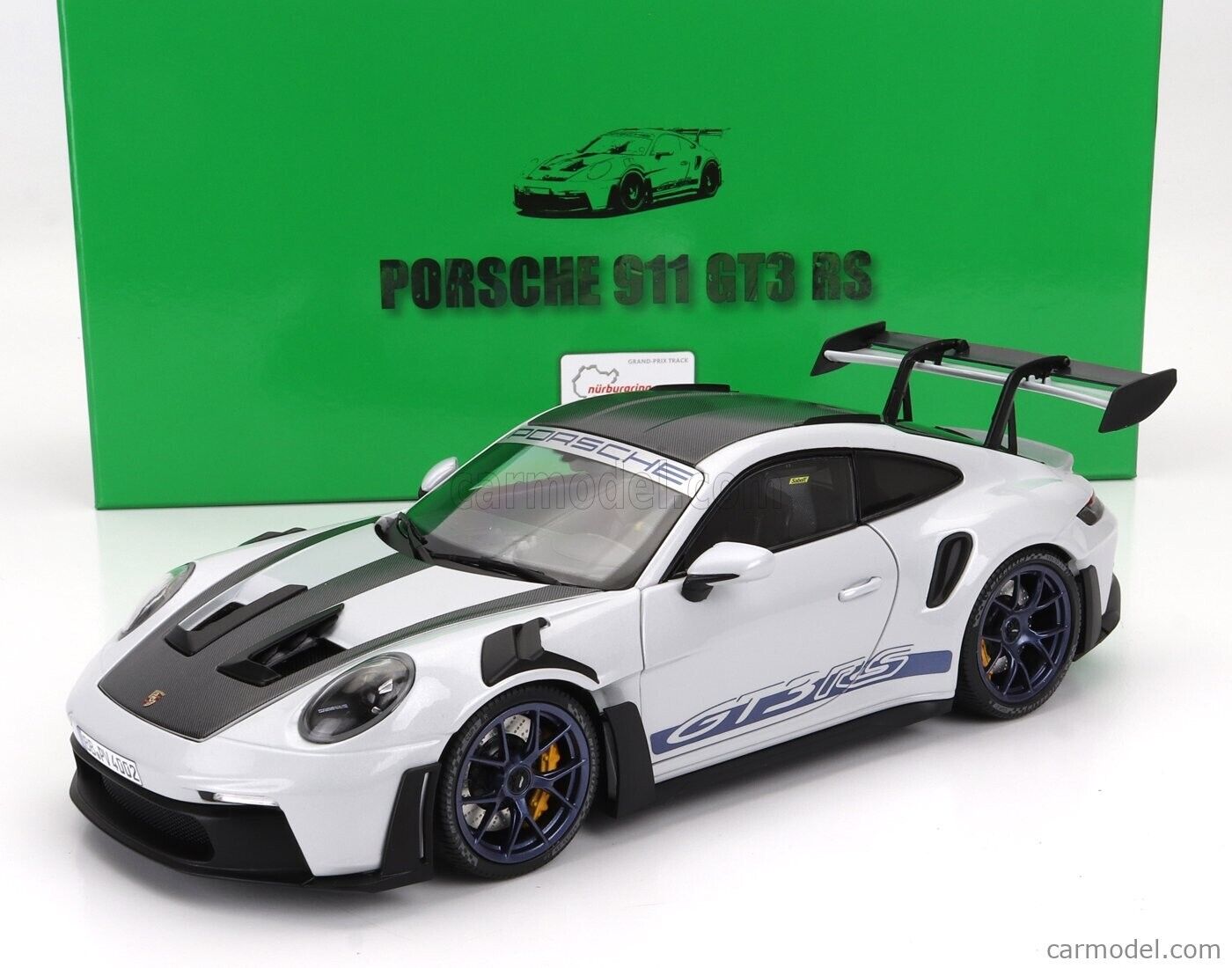 1/18 Scale Minichamps 992 911 Porsche GT3 RS Nürburgring 6:49.22 Record Box Set