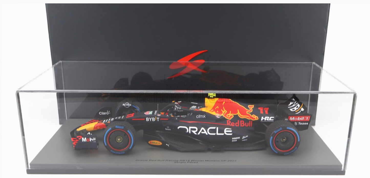 1/18 Spark 2022 Red Bull Racing RB18 #11 Sergio Perez Monaco GP Winner