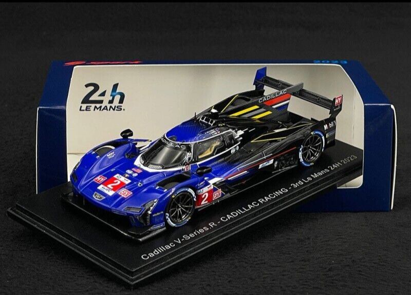 1/43 Scale Spark Cadillac V-LMDh GTP Cadillac Racing 2023 WEC LeMans 3rd