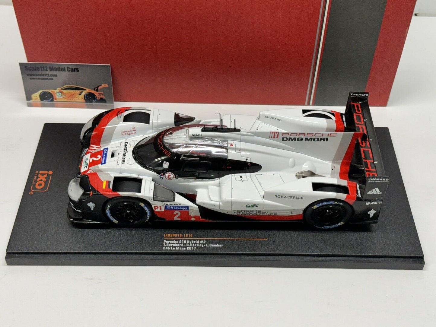 1/18 Scale IXO Porsche 919 Hybrid 2017 Le Mans Winner #2 Diecast Model Car