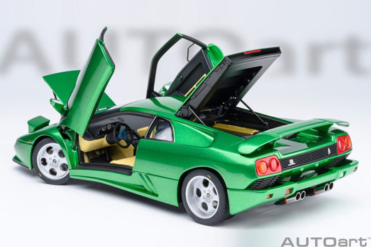 1/18 Scale Lamborghini Diablo SE30 JOTA 1994 Green Model Car by AUTOart