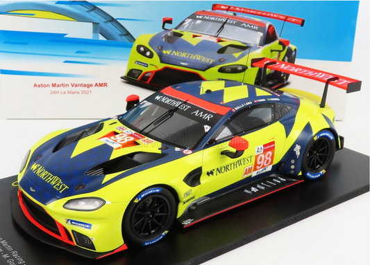 1/18 Scale Spark Aston Martin Vantage AMR 4.5L V8 Turbo #98 2021 24hr LeMans