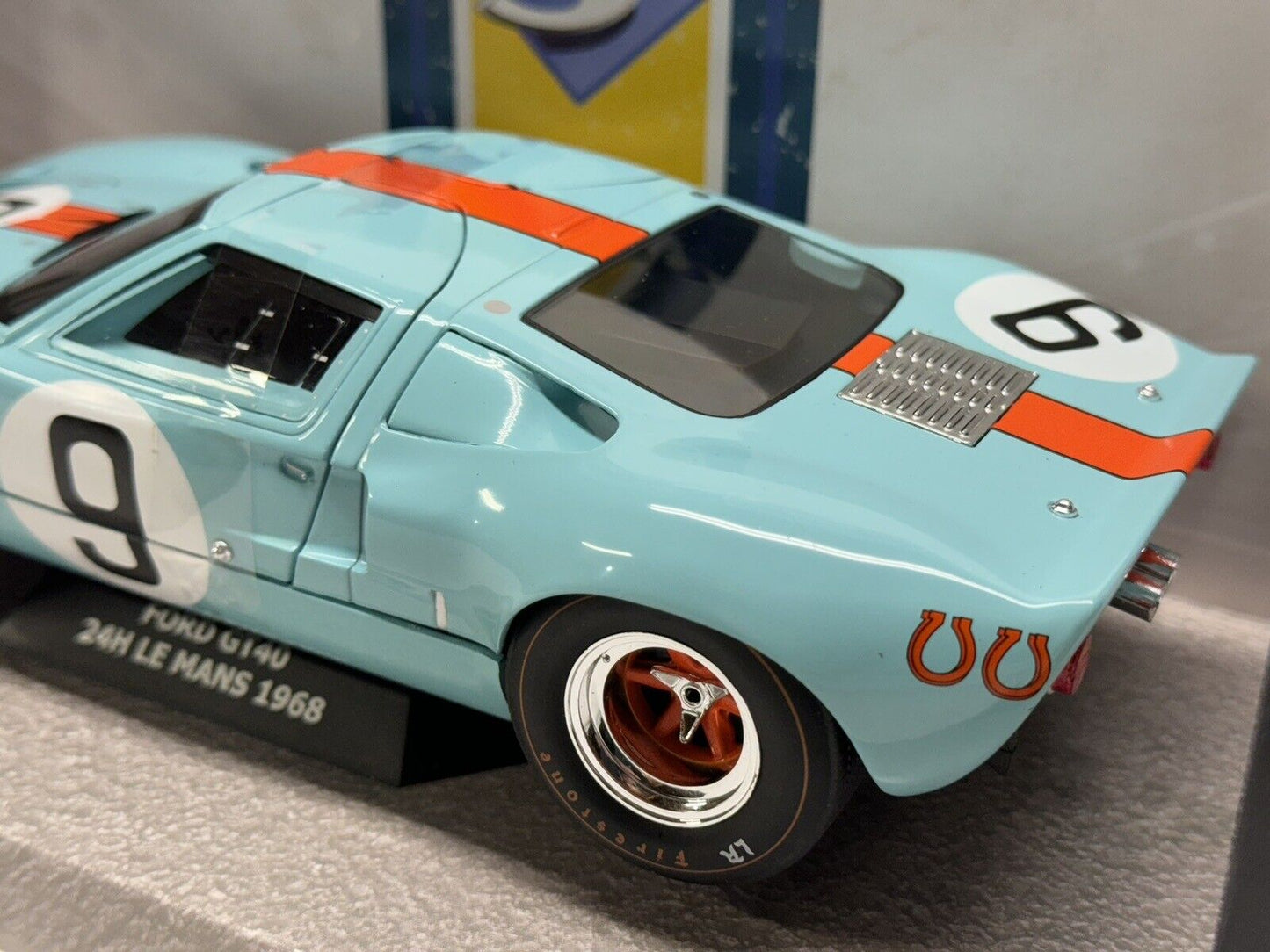 1/18 Scale Solido Ford MK1 GT40 1968 Lemans Winner GULF livery Diecast Model Car