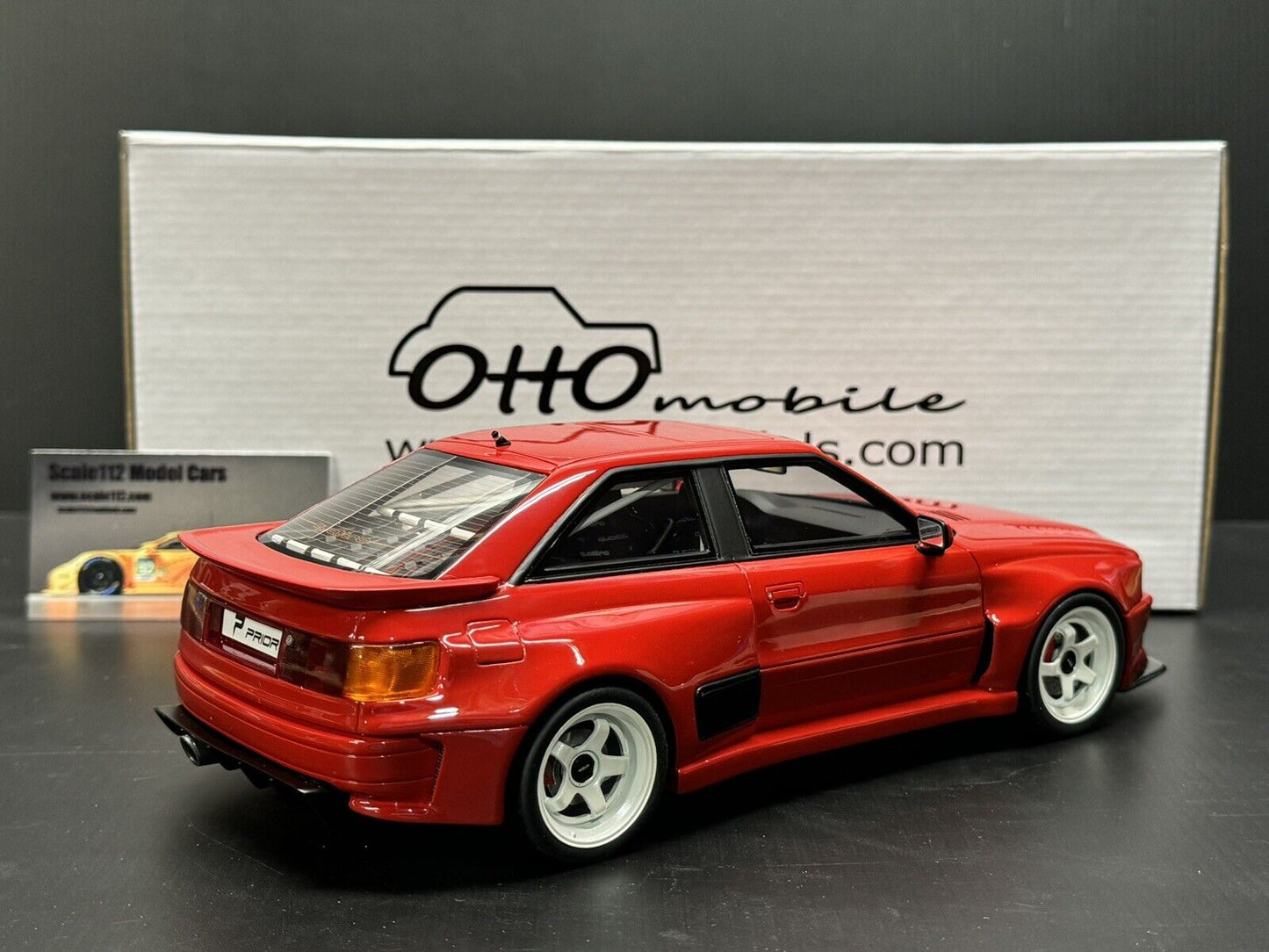 AUDI 80 B4 COUPE RS2 RED PRIOR DESIGN - 2021 - OTTO MOBILE 1/18