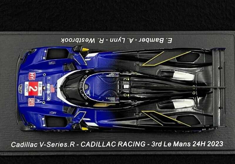 1/43 Scale Spark Cadillac V-LMDh GTP Cadillac Racing 2023 WEC LeMans 3rd