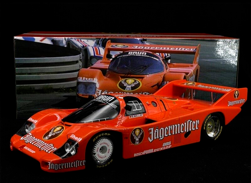 Porsche 956B Jagermeister Brun Motorsport 1/12 Scale Model Car by WERK83